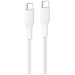 BELKIN USB-C to USB-C 240W 2.0 Braided PCR 1m, White