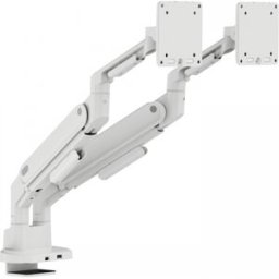Maxmount Space-Efficient Skärmstativ Med Gasfjäder Och Usb Portar – 2 Skärmar –