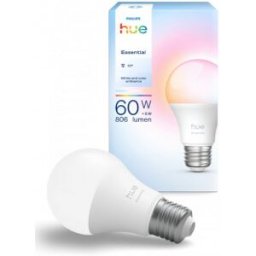 Philips Essential Smart Lampa, Vit Och Färgad Belysning, E27, 806