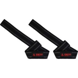 Ignited Accessories Ignited Premium Padded Lifting Straps Black/grey