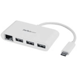 Startech USB-C-hubb med 3 portar och Gigabit Ethernet - USB-C
