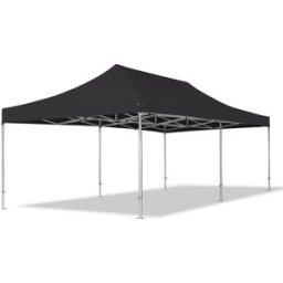 TOOLPORT 4x8 m snabbtält, Professional aluminium, svart - (59061)