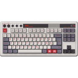 8bitdo Retro Mechanical Keyboard - Trådlöst Tangentbord Iso Nordic - N Editio