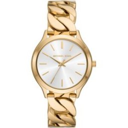 Michael Kors Runway 3-hands gold curb chain MK7472