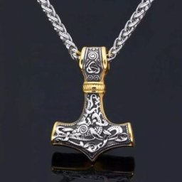 Varia Design Tor halsband silver-guld 4 mm