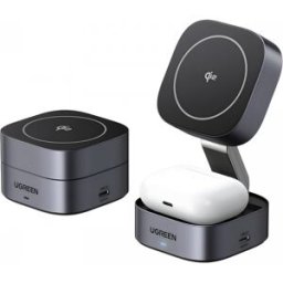 Ugreen Qi 2-I-1 Magsafe Trådlös Laddare Med Usb-C-Port