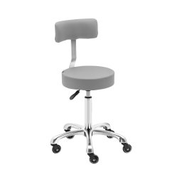 Rullpall med ryggstöd - 530–710 mm - Mörkgrå