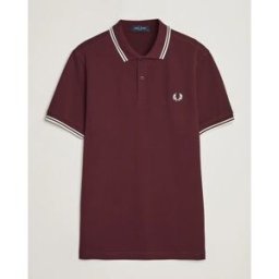 Fred Perry Twin Tipped Polo Shirt Oxblood