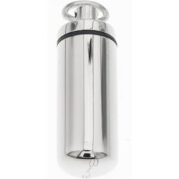 Silver Bar burk hänge med kork stål 30mm 2272