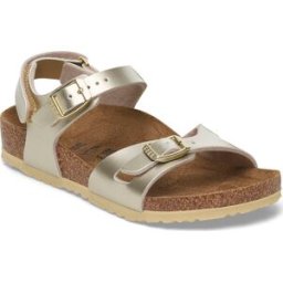 Birkenstock Kids' Rio As Kids BF Electric Metallic Gold 31
