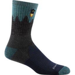 Darn Tough Men's Number 2 Micro Crew Midweight Hiking Sock Gray M (41-42.5)