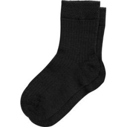 Urberg Juniors' Merino Wool Ribb Sock 2p Black Beauty 33-36