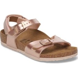 Birkenstock Kids' Rio As Kids BF Electric Metallic Copper 33