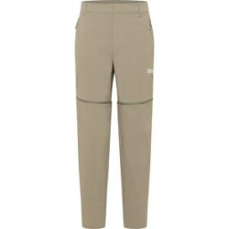 Jack Wolfskin Men's Hikeout Zip Off Pants Stone 52 Regular