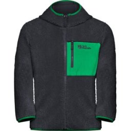 Jack Wolfskin Kids' Ice Curl Hood Jacket Phantom / Green 92