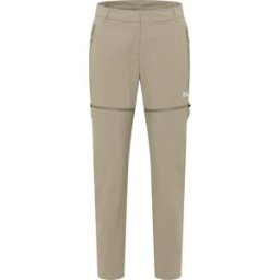 Jack Wolfskin Women's Hikeout Zip Off Pants Stone 46 Regular