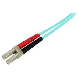 Startech Aqua OM4 Duplex Multimode Fiber - 2m / 6 ft - 100 Gb