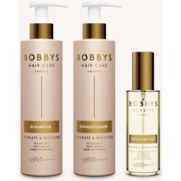 Bobbys Hydrate Schampo Och Balsam 250 Ml + (Hydrate) Mist 100 Ml