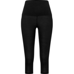 super.natural Women's Tundra175 Comfy Tight 3/4 Jet Black XS