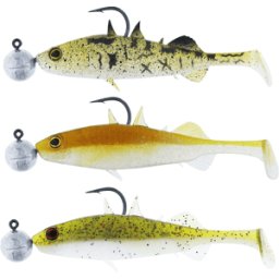Westin Fishing Westin Stanley The Stickleback Shadtail RnR 5.5 cm / #2/0 5 g 3st (Färg: Clear Water Mix 10)
