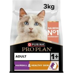 Purina Pro Plan Cat Adult Hairball & Healthy Skin Salmon