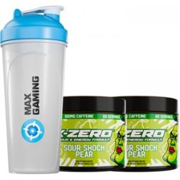 X-Gamer X-Zero Sour Shock Pear - 2 X 60 Serveringar + Shaker