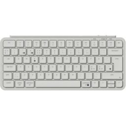 Keychron B1 Pro Ultra-Slim Trådlöst Tangentbord - Ivory White - Iso