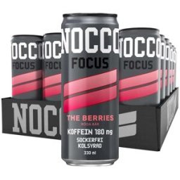 24 X Nocco Focus 330 Ml The Berries