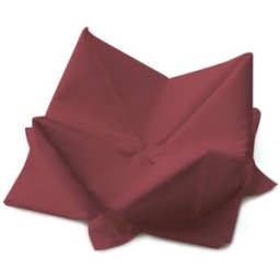 DUNI Servett 3-lagers, enfärgad, ¼-vikt, 33 cm, bordeaux 125/fp