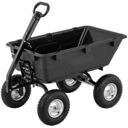 hillvert Trädgårdsvagn - Tippbar - 550 kg - 150 L