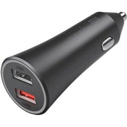 Xiaomi Mi 37w Dual-Port Car Charger - Svart Billaddare