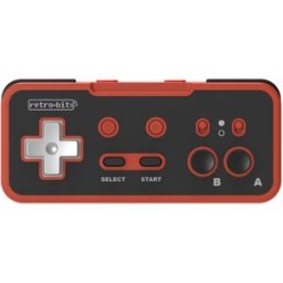 Retro-Bit Origin8 Wireless Controller, 2.4g Pad Ns, Red & Black - Trådlös Ko