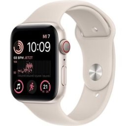 Apple Watch SE 44 mm (2022) GPS + Cellular Stjärnglans Sportband Stjärnglans S/M