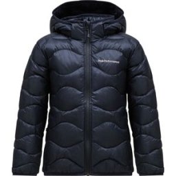 Peak Performance Juniors' Helium Down Hood Jacket Black 150