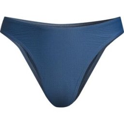 Casall Women's Waffle High Leg Bikini Bottom Deep Ocean 36
