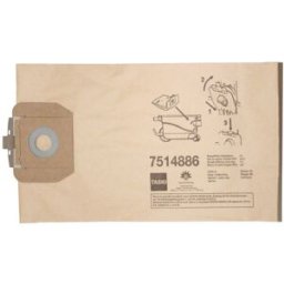 DIVERSEY Dammsugarpåse Vento 8(S), Baby Bora-dammsugarpåse 10 x 8l 10/fp