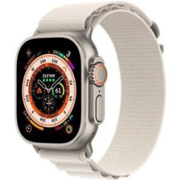 Apple Watch Ultra (2022) 49 mm GPS + Cellular silver Bergsloop Stjärnglans Medium