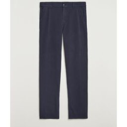 Canali Cotton Twill Chinos Navy