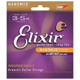 Elixir 16152 Acoustic Phosphor Bronze 12-String Nanoweb 010-047