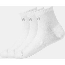 Helly Hansen Unisex 3 Pack Quarter Length Socks Vit 39-41 Grey Melange Grå39-41