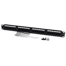 StarTech.com 1U hyllmonterbar Cat 6 110 patchpanel med 24 portar