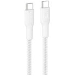 BELKIN USB-C to USB-C 240W 2.0 braided PCR 3m, White