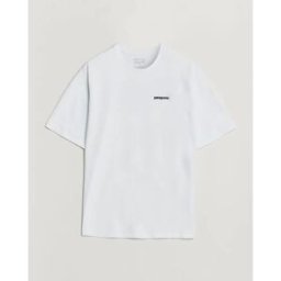 Patagonia P-6 Logo Responsibili T-Shirt Fiber White