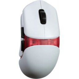 Orbital Works Pathfinder Trådlös Gamingmus – Vit + Core Body – Mars Red