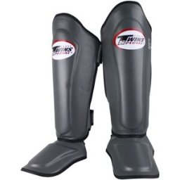 Budofitness Twins Shin-Instep Guard Original Grå