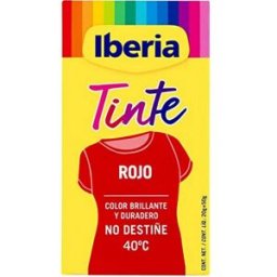 Färgämne för kläder Tintes Iberia 20 g Röd 40º C