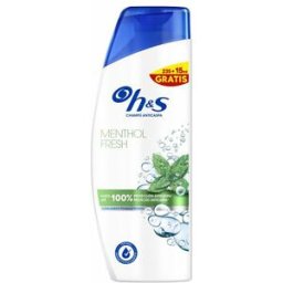 Schampo H&S menthol fresh 250 ml Mentol Mjällmotverkande