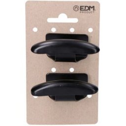 Door Hanger EDM 85575 Svart Stål Kläder 2 antal