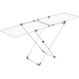 Torklina Gimi Duo Rostfritt stål 209 x 60 x 97 cm Vit Utdragbar