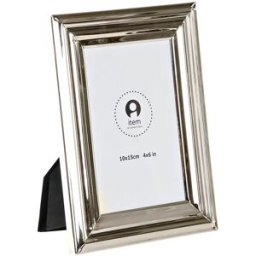 Fotoram DKD Home Decor Silvrig Metall 15 x 2 x 20 cm Traditionell